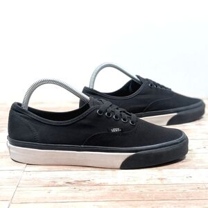 Vans Black White Low Top Skate Sneakers Shoes Women's Size 9
